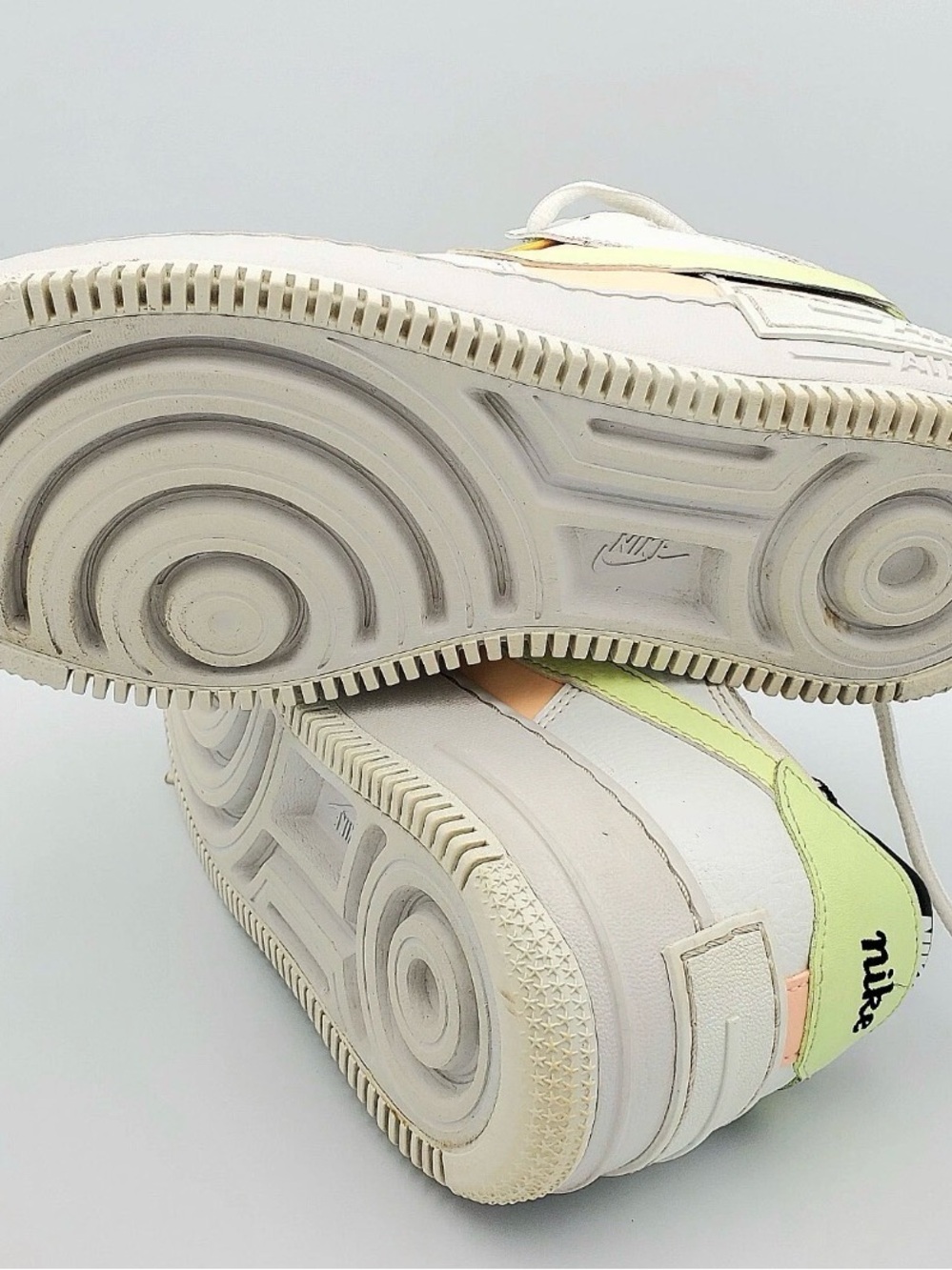 Nike Air Force 1 Low Shadow Summit White Barely Volt Crimson Tint Women - Picture 5 of 9